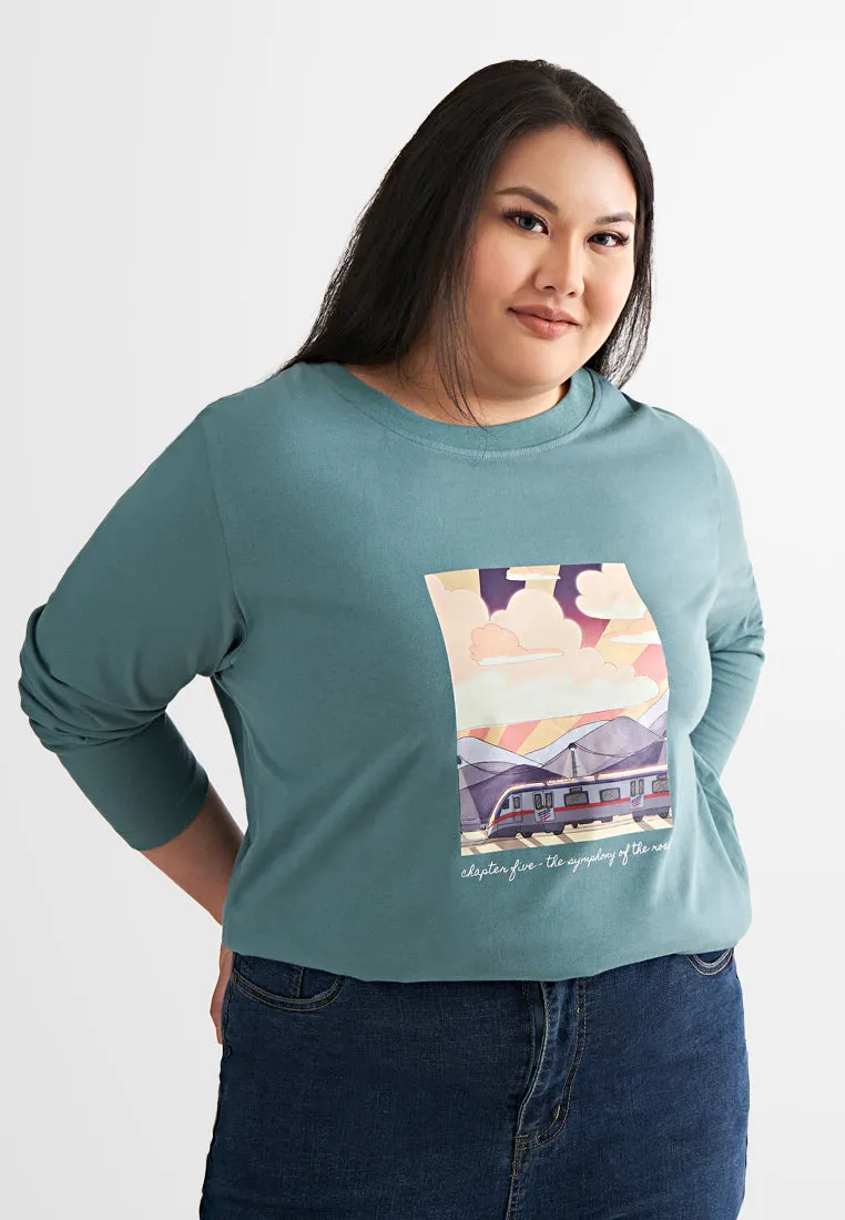 Grace Long Sleeve Single Jersey Graphic Tee